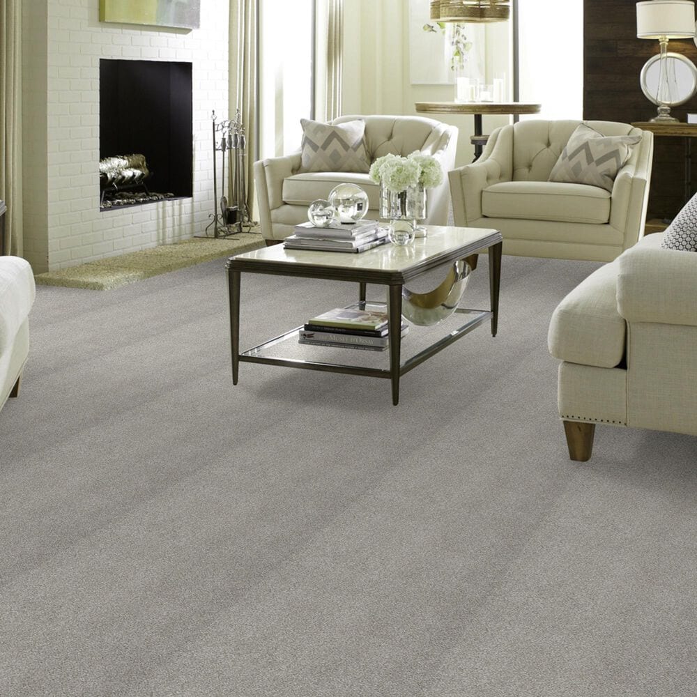 Shaw Foundations Take The Floor Texture Blue Carpet in Anchor, , large