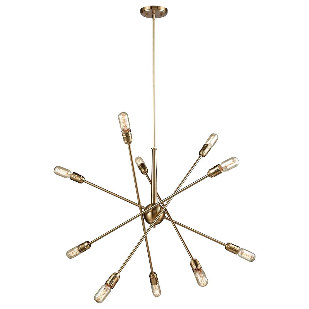 Elk Lighting Delphine 10-Light Chandelier in Satin Brass, , large