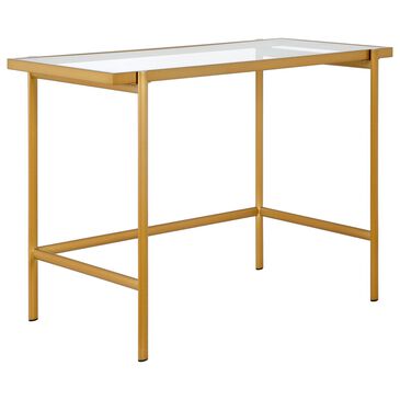 Hudson and Canal Tamar Desk in Brass, , large