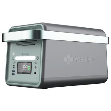 Yoshino 2000W Solid State Portable Power Station in Gray, , large