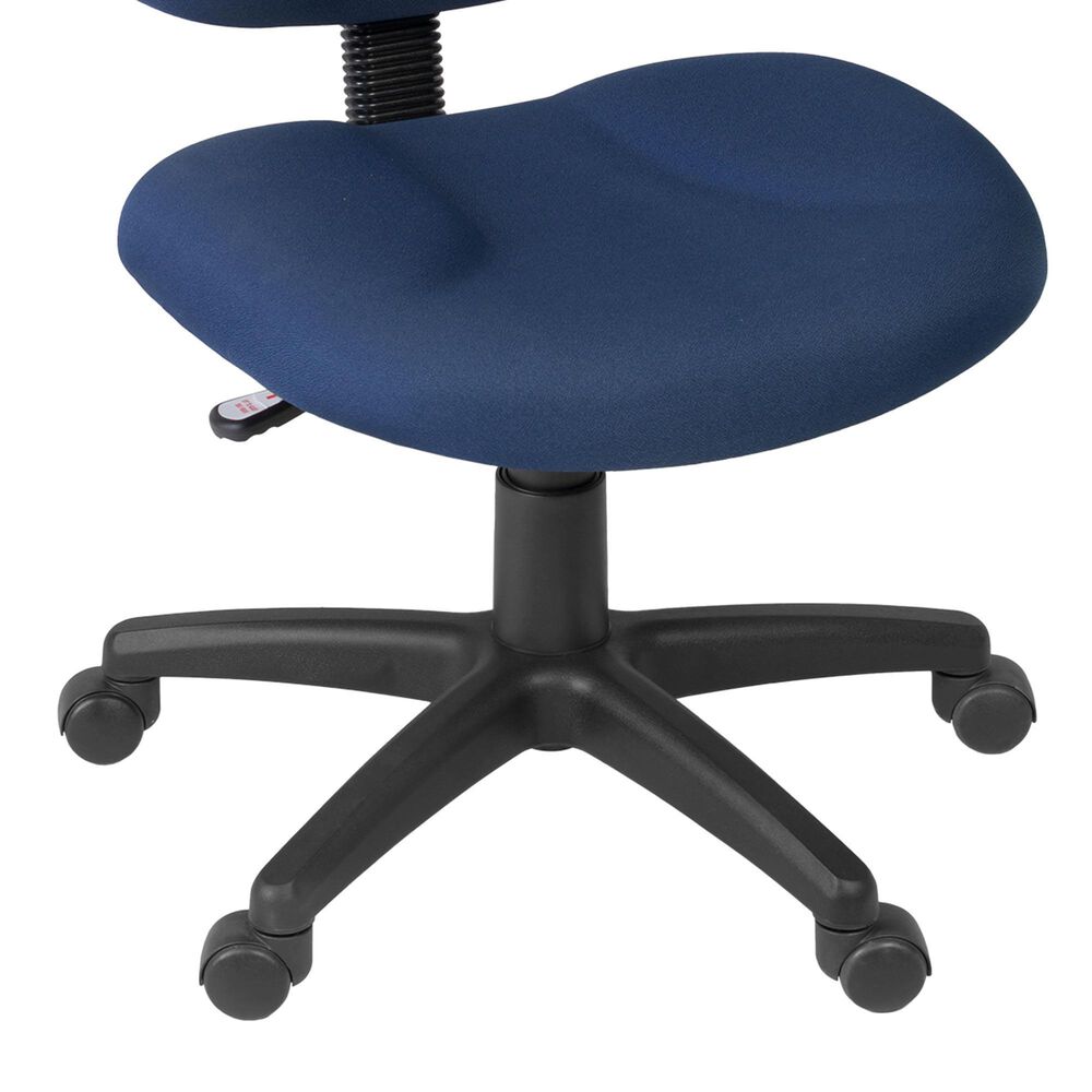 Regency Global Sourcing Comfort Series Swivel Computer Task Chair in Navy Blue, , large