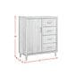 Mayberry Hill Malibu 4-Drawer 1 Door Chest in Walnut, , large