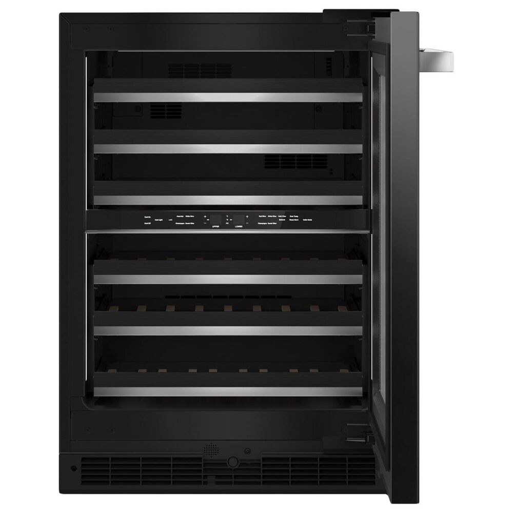 JennAir NOIR 24&quot; Right Swing Built-In Under Counter Wine Cellar in Black, , large