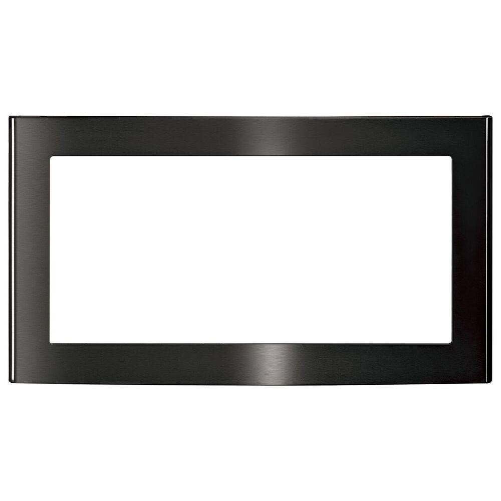GE Appliances 30" Optional Built-In Microwave Trim Kit in Black Stainless Steel, , large