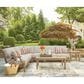 Ashley Clare View 4-Piece Outdoor Sectional in Beige, , large