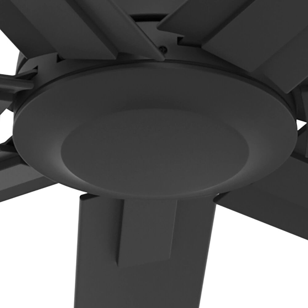 Hunter Downtown 60&quot; Outdoor Ceiling Fan in Matte Black, , large