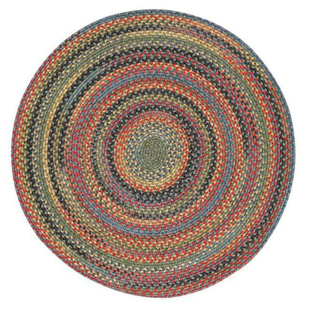 Capel Songbird 0103 7"6" Round Parakeet Area Rug, , large