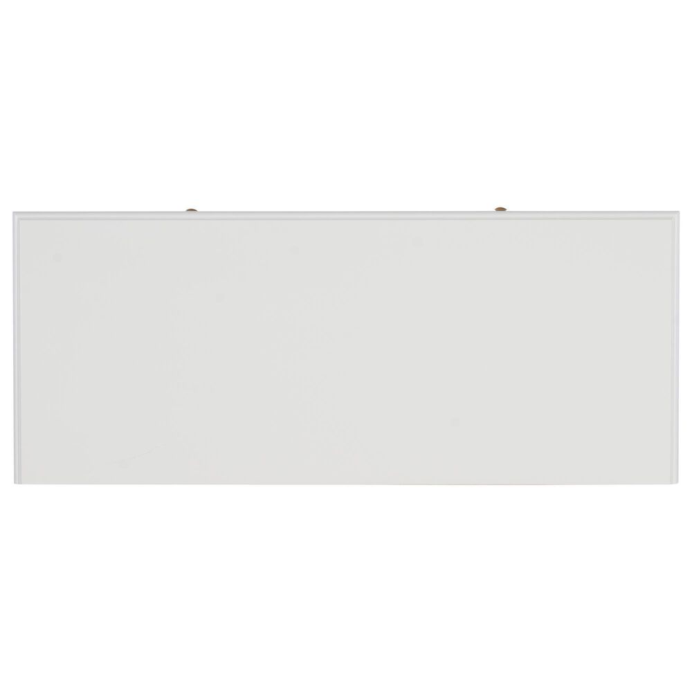 Linon Home Decor Campaign 2-Drawer Desk in White and Gold, , large