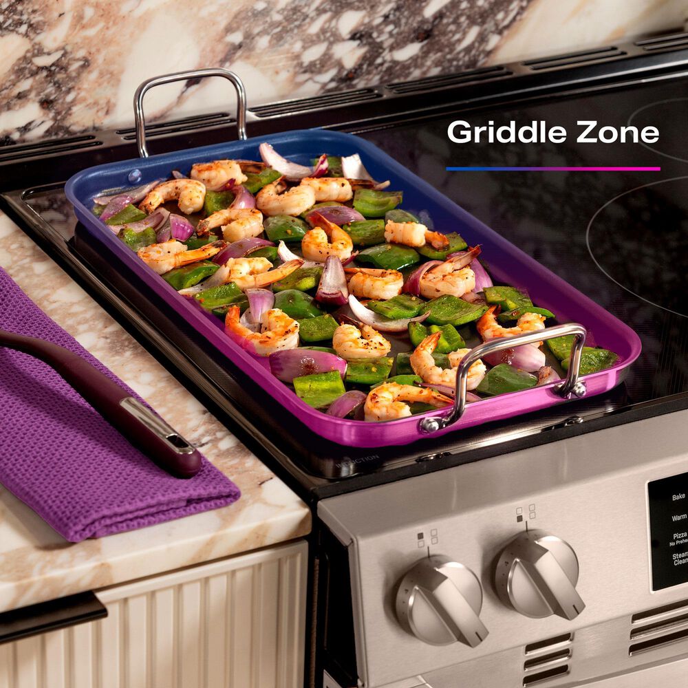 GE Profile 2-Piece Kitchen Package with 30" Smart Slide-In Electric Range and Over-the-Range Sensor Microwave Oven in Stainless Steel, , large