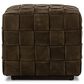 Four Hands Flores Ottoman in Nubuck Olive, , large