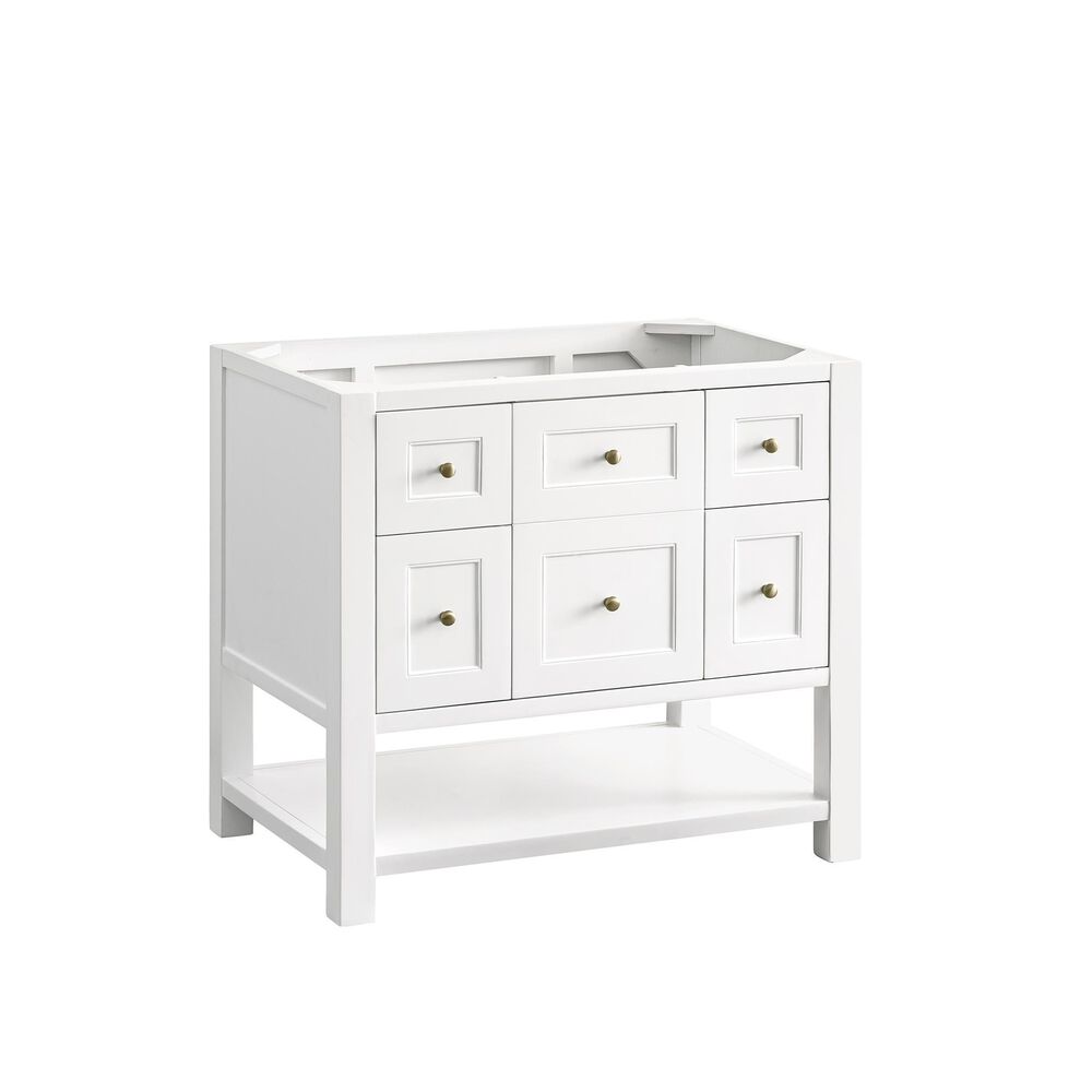 James Martin Vanities Breckenridge 36&quot; Single Bathroom Vanity in Bright White, , large