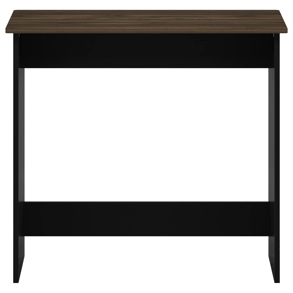 HOMLUX Modern Computer Desk in Columbia Walnut and Black, , large