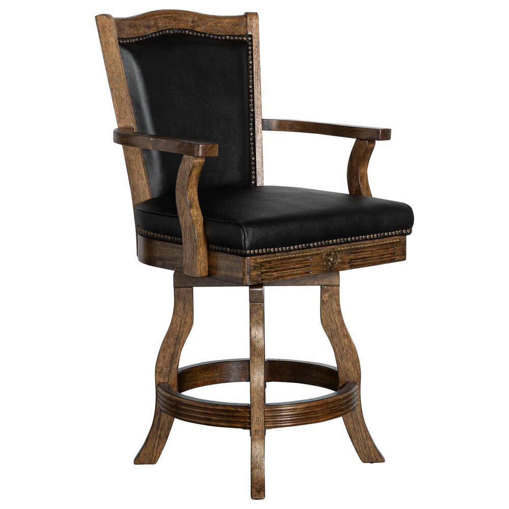 Radius Donnybrook Counter Stool With Black Leather, , large