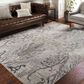 Surya Kushal 12" x 15" Silver Gray, Off White, Gray, Taupe and Ivory Area Rug, , large