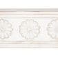 Maple and Jade 60" Wall Shelf in Distressed White and Brown, , large