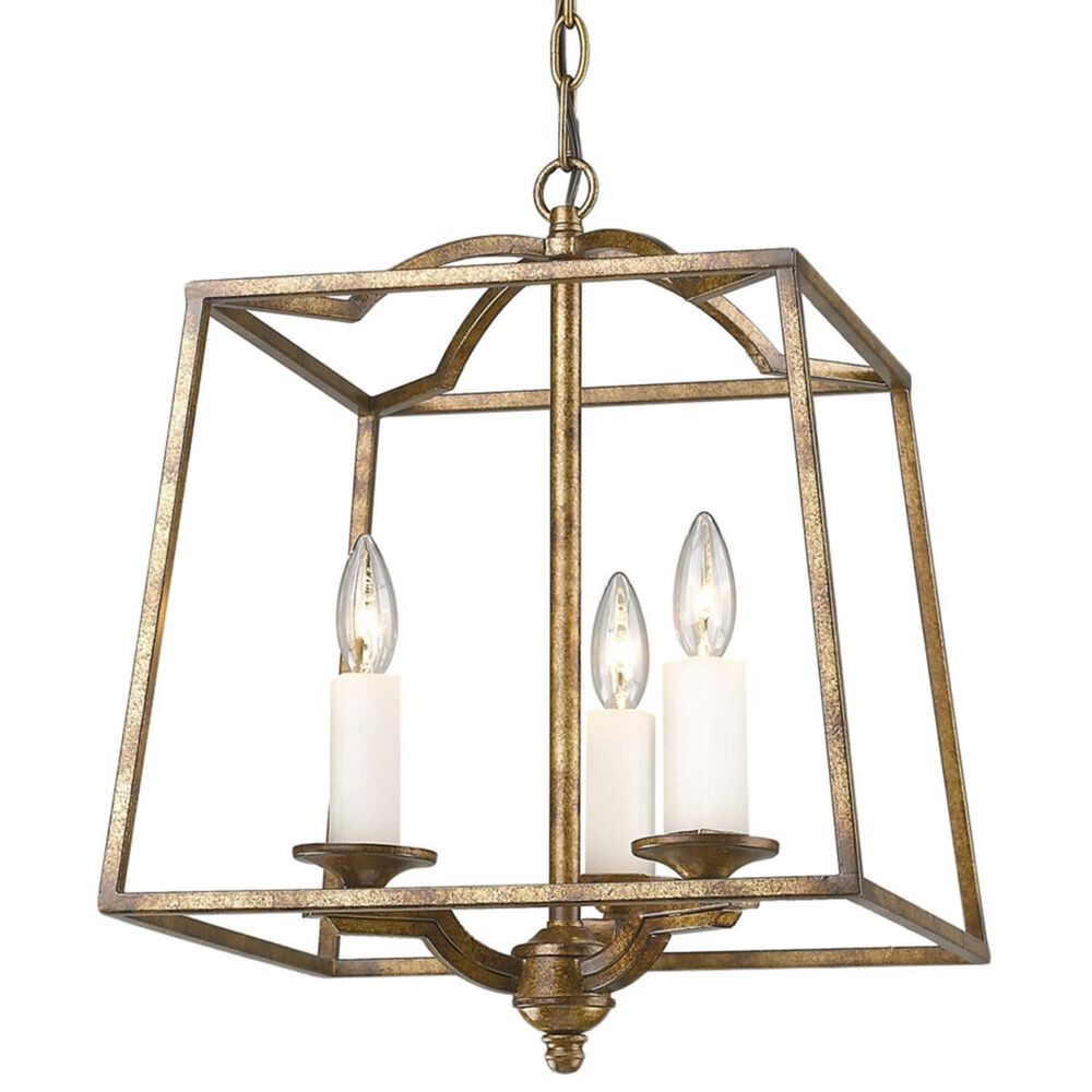 Golden Lighting Athena 3-Light Pendant in Grecian Gold (Incandescent), , large