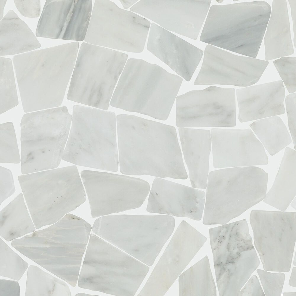 Dal-Tile Gamma Mystic 13&#39;&#39; X 13&#39;&#39; PEBBLE Natural Stone Mosaic Sheet, , large