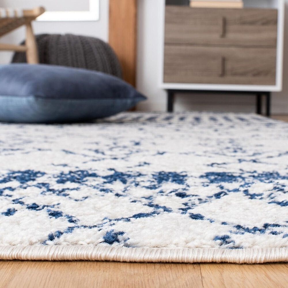 Safavieh Tulum  10&#39; x 14&#39; Ivory and Navy Area Rug, , large