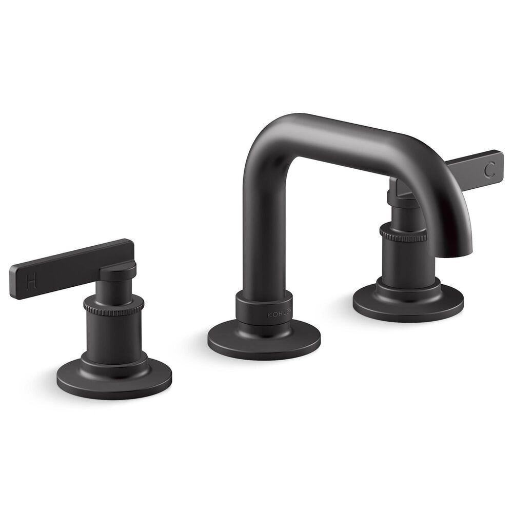 Kohler Castia Widespread Bathroom Sink Faucet in Matte Black, , large
