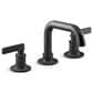 Kohler Castia Widespread Bathroom Sink Faucet in Matte Black, , large