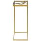 Uma Enterprises 25" Contemporary Accent Table in Gold, , large