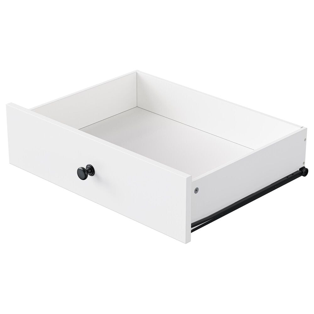 HOMLUX 75" Kitchen Island with Extendable Dining Table in White, , large