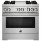 Jenn-Air 36" Single Oven Dual Fuel Professional Range in Stainless Steel, , large