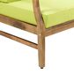 Hearth and Haven Perla Outdoor Club Chair with Cushions in Green (Set of 2), , large