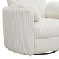 Simeon Collection Power Swivel Glider Recliner in Mega Ivory, , large