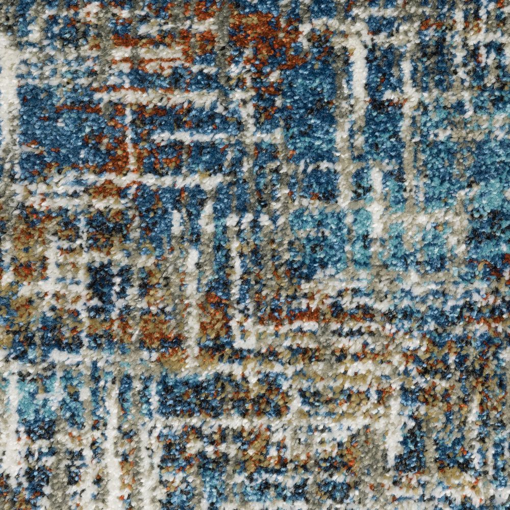 Oriental Weavers Venice Latina 2&#39;3&quot; x 7&#39;6&quot; Blue, Gold and Ivory Runner, , large