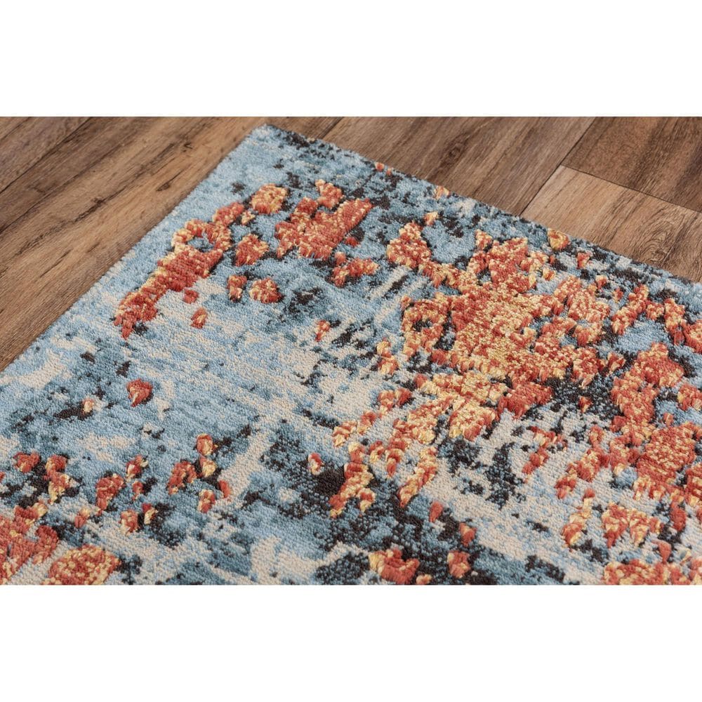 RIZZY Premier PMR101 8&#39; x 10&#39; Blue Area Rug, , large