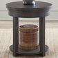 Belle Furnishings Weston End Table in Peppercorn, , large
