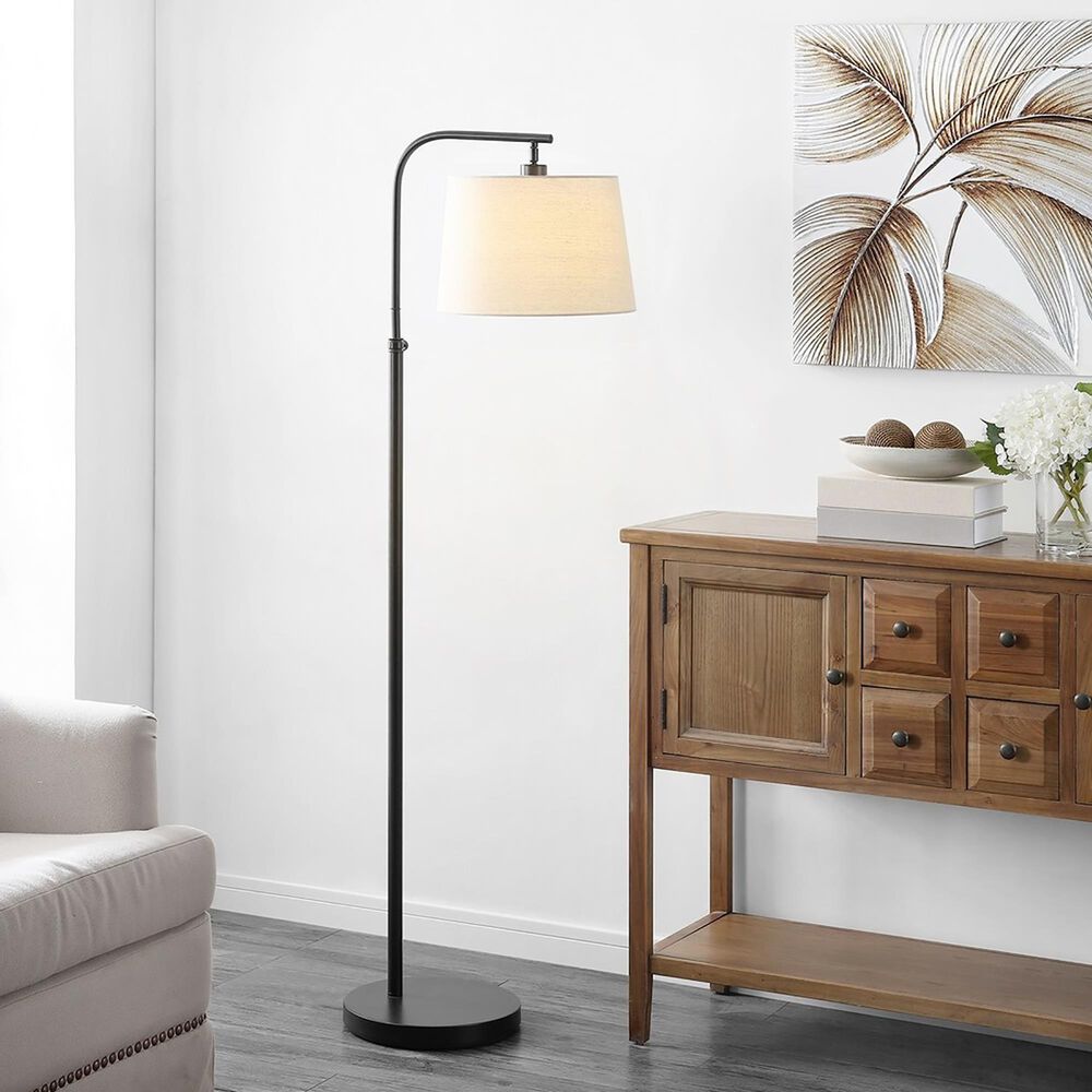 Safavieh Octavius Floor Lamp in Black, , large