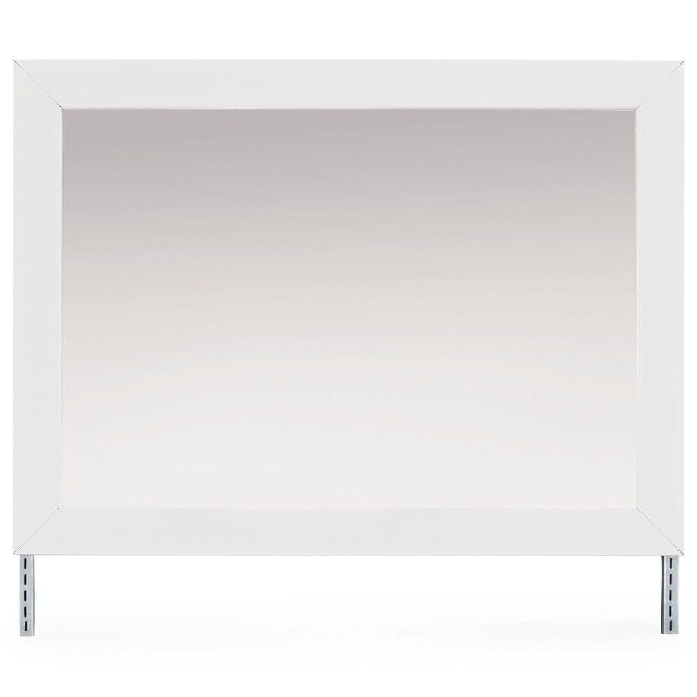 Ashley Maeling Dresser Mirror in Matte White, , large