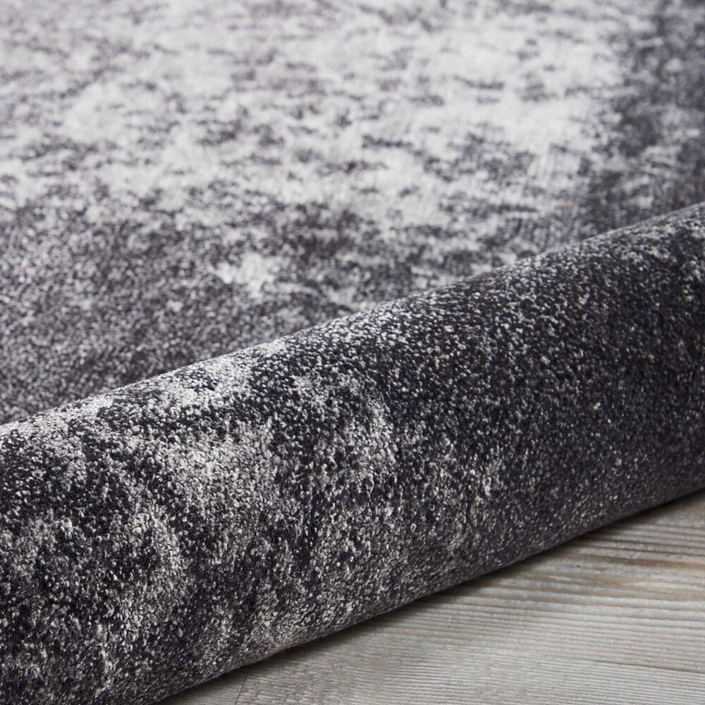 Nourison Silk Shadows 7&#39;9&quot; x 9&#39;9&quot; Graphite Area Rug, , large