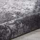 Nourison Silk Shadows 7"9" x 9"9" Graphite Area Rug, , large