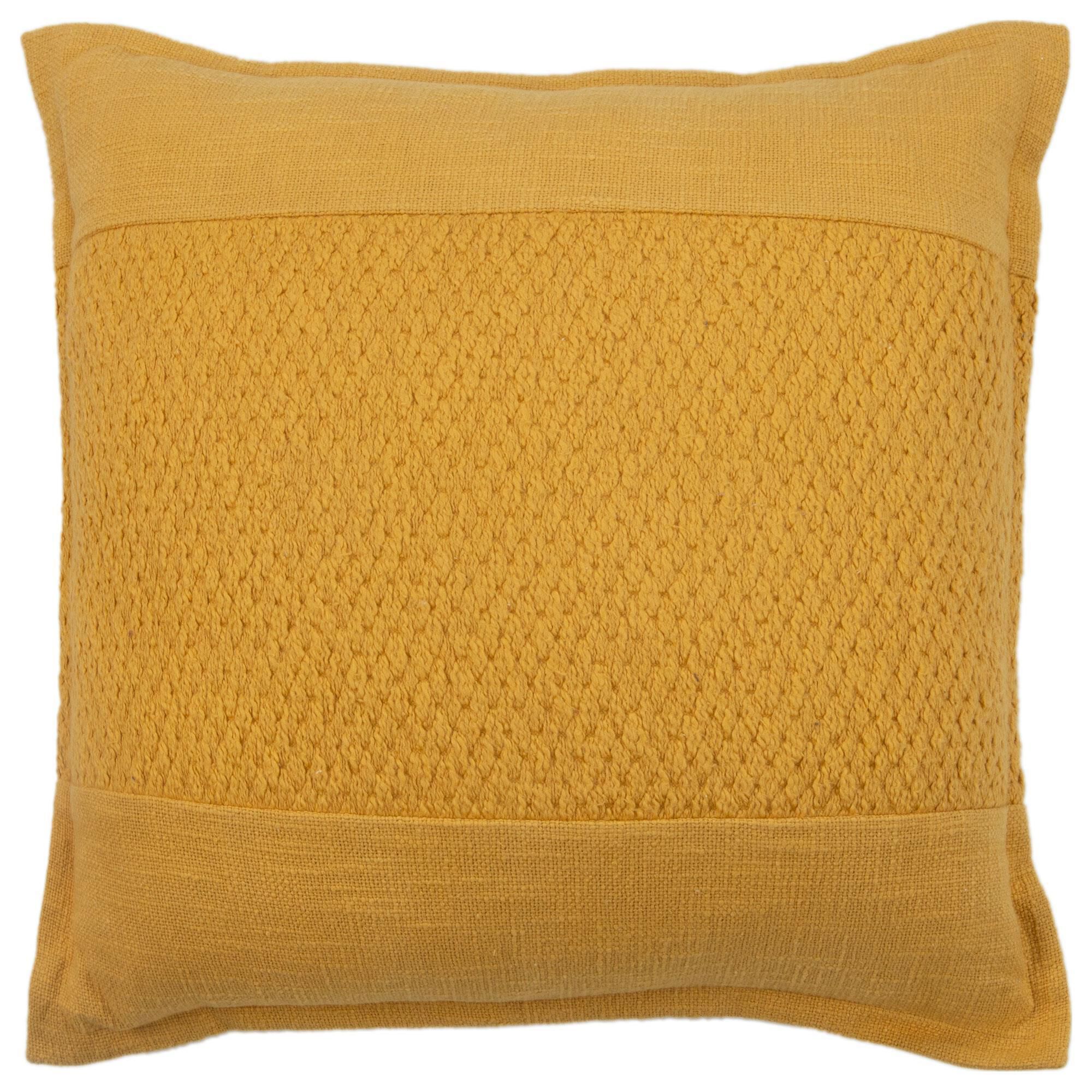 Large yellow discount pillows