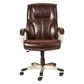 Global Seating Bonded Leather Executive Chair in Brown, , large