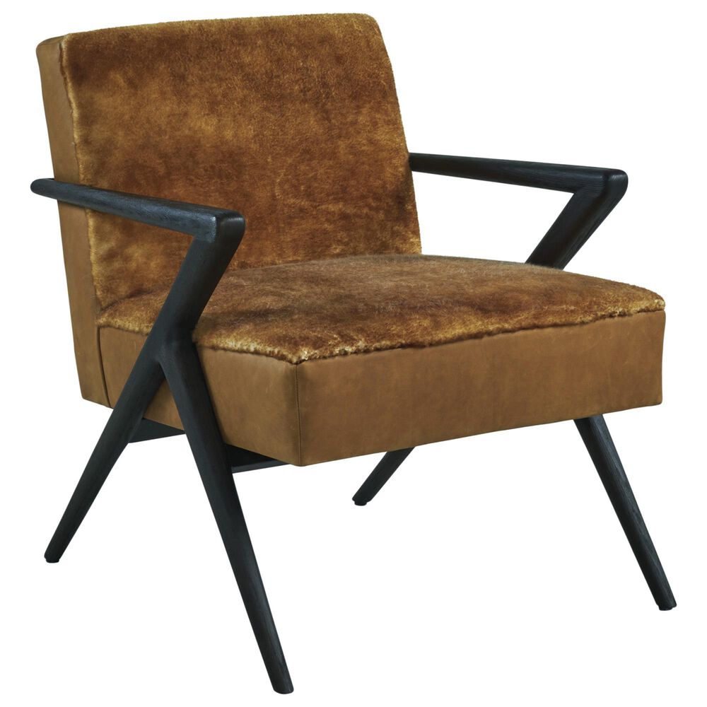 Lexington Furniture Zanzibar Tanzania Arm Chair in Saddle Brown, , large