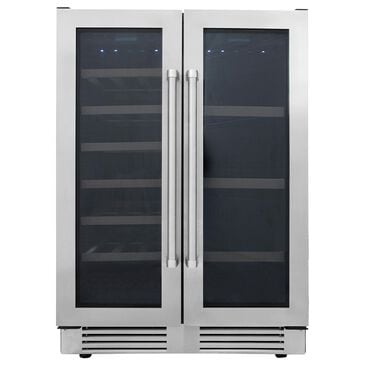 Thor Kitchen 24" French Door Wine and Beverage Center in Stainless Steel, , large