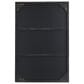 Maple and Jade 32" x 18" Wood Rectangular Wall Mirror with Thin Frame in Black, , large