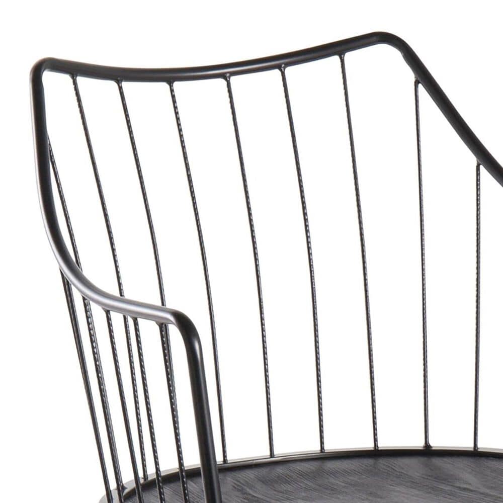 Lumisource Winston Arm Chair in Black, , large