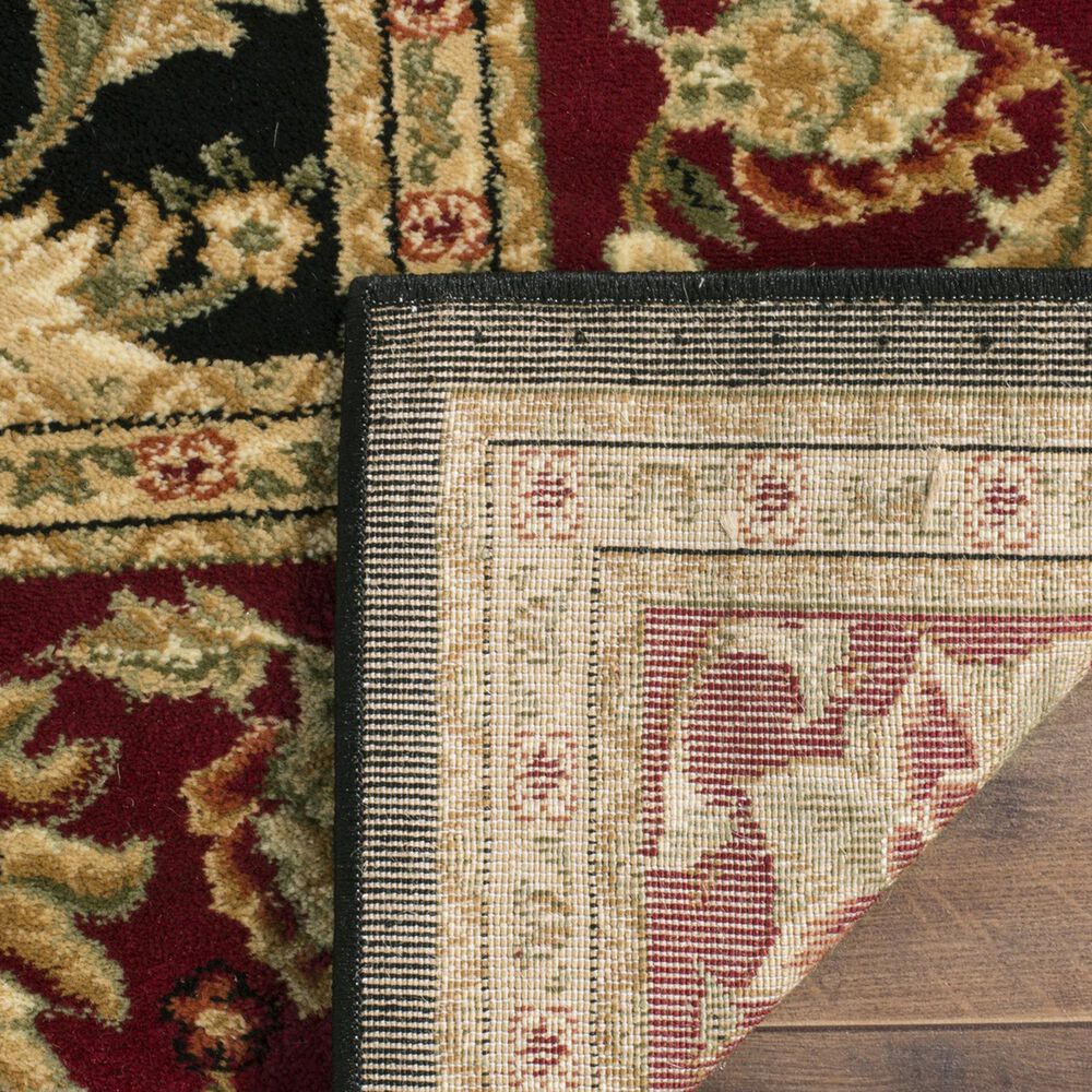 Safavieh Lyndhurst  2&#39;3&quot; x 8&#39; Black and Red Runner, , large