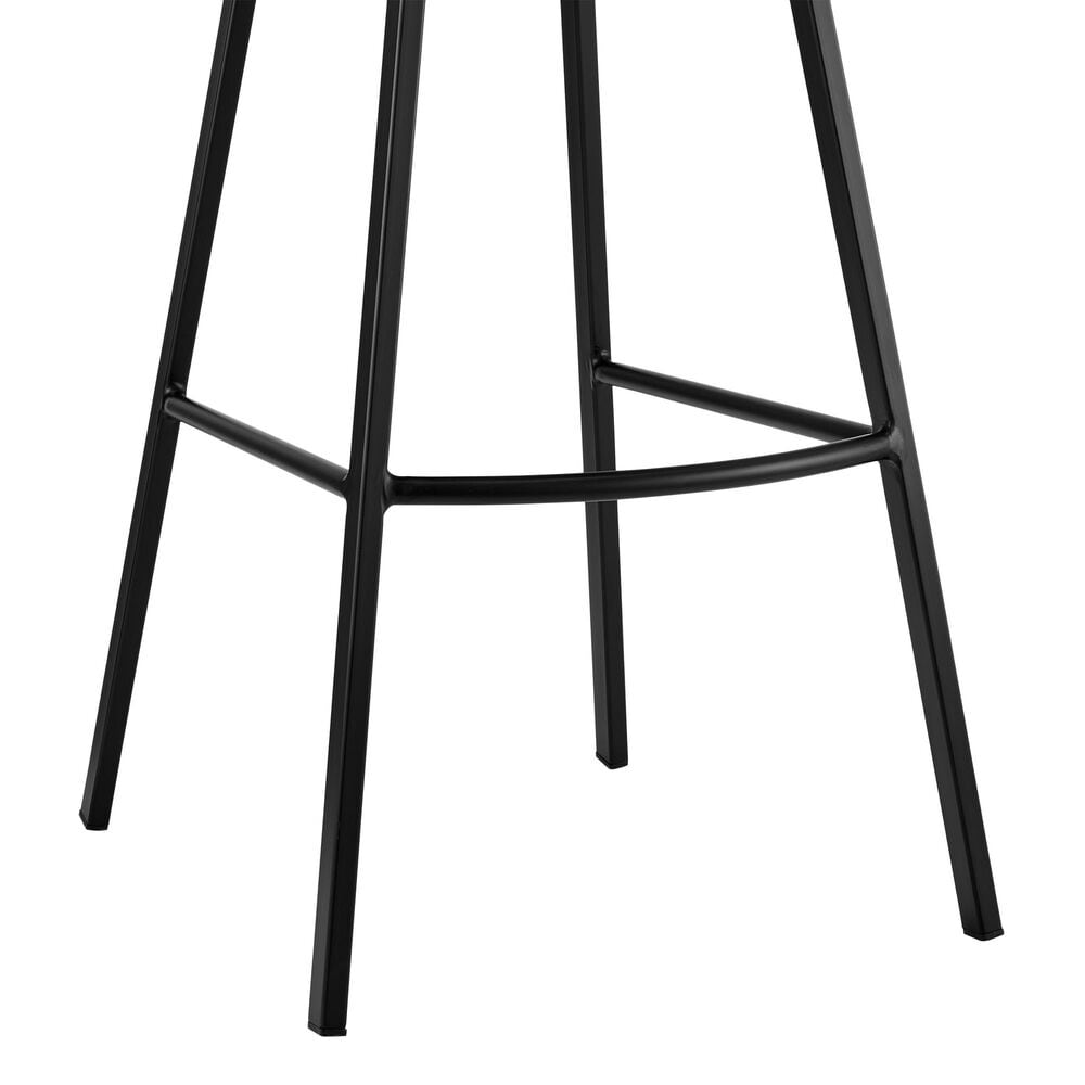 Blue River Tandy 26&quot; Swivel Counter Stool in Gray and Matte Black, , large
