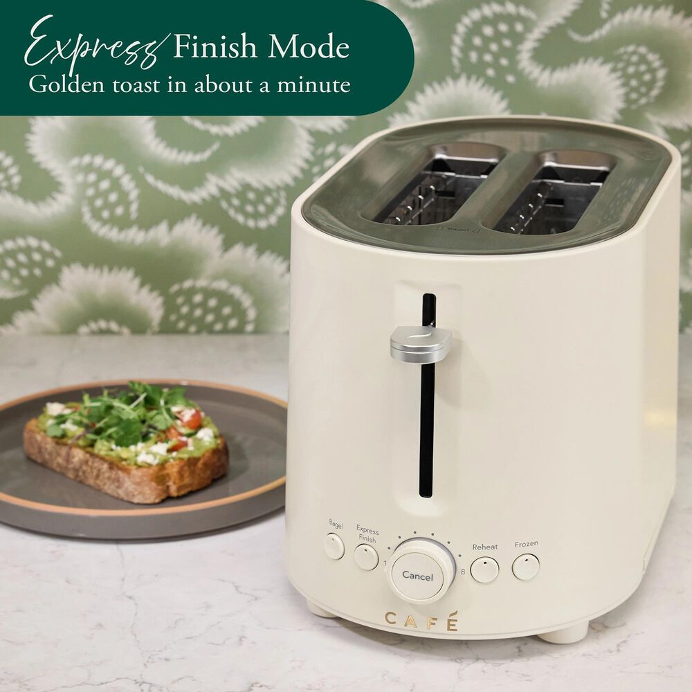 Cafe 2-Slice Express Toaster in Buttercream, , large