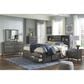 Ashley Caitbrook 2-Piece Queen Storage Bed Set in Gray, , large