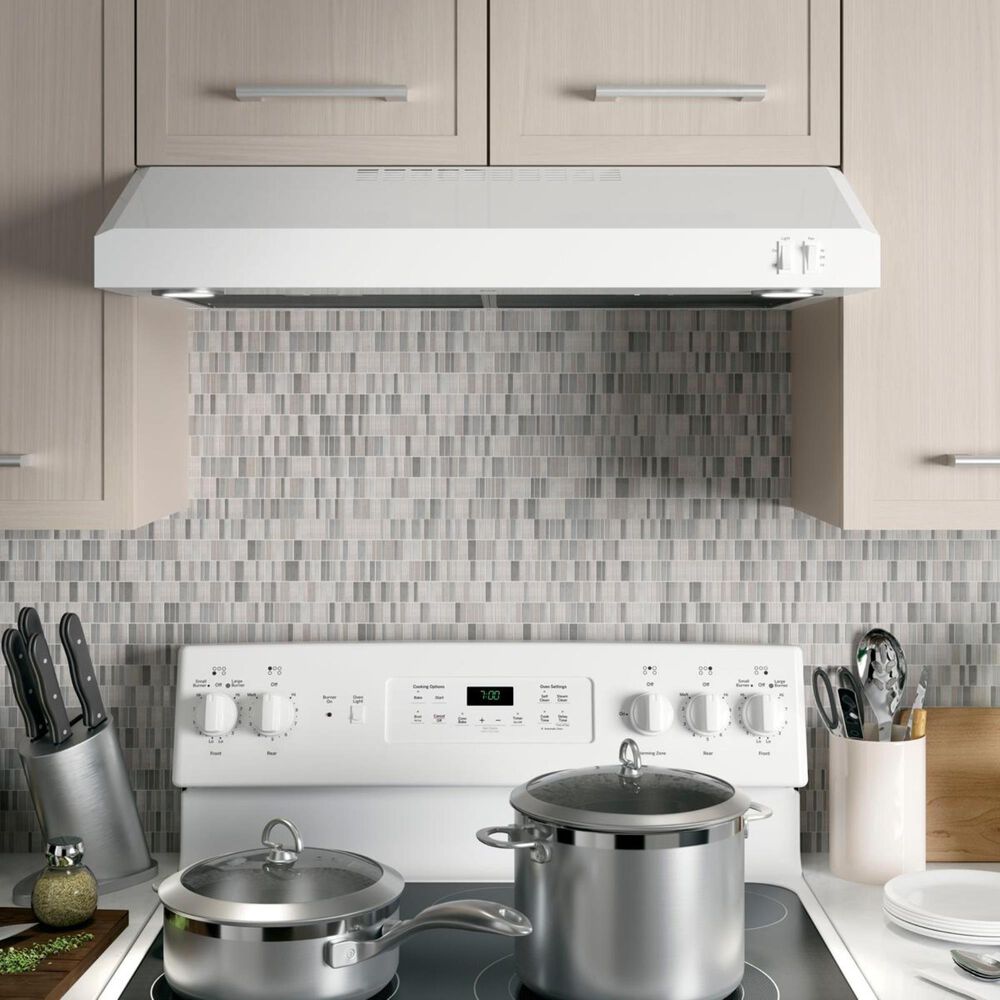 GE Appliances 30&quot; Under the Cabinet Hood in White, , large