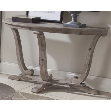 Belle Furnishings Greystone Mill Sofa Table in Stone White Wash, , large