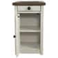 Ashley Bolanburg Chairside Table with USB in Weathered Oak and Antique White, , large