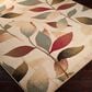 Surya Riley Light Green, Dark Brown, Olive, Red, Charcoal, Black and Mustard 6"7" x 9"6" Area Rug, , large